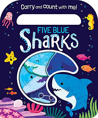 Five Blue Sharks [Board book]