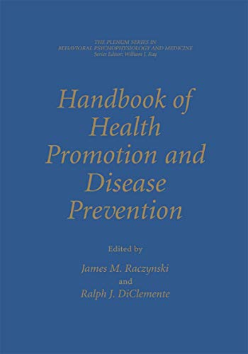 Handbook of Health Promotion and Disease Prevention [Paperback]