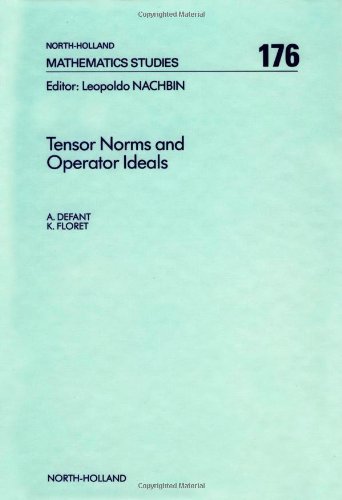 Tensor Norms and Operator Ideals [Hardcover]