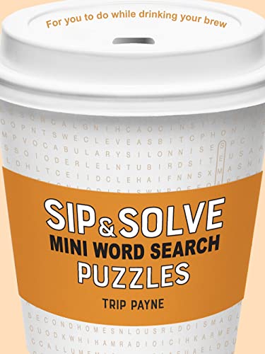 Sip & Solve Mini Word Search Puzzles [Paperba