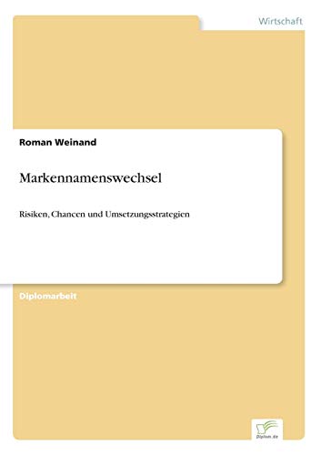 Markennamensechsel [Paperback]