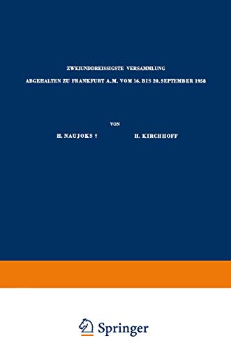 Verhandlungen der Deutschen Gesellschaft fr Gynkologie: Zweiunddreissigste Ver [Paperback]