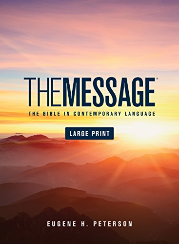 Message Large Print: The Bible in Contemporar