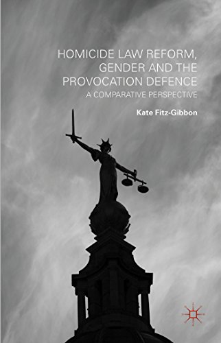 Homicide Law Reform, Gender and the Provocation Defence: A Comparative Perspecti [Hardcover]