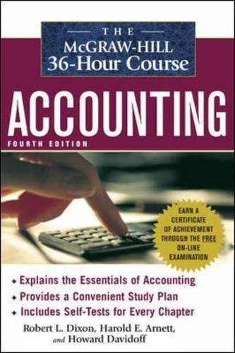 The McGraw-Hill 36-Hour Accounting Course, 4th Ed [Paperback]