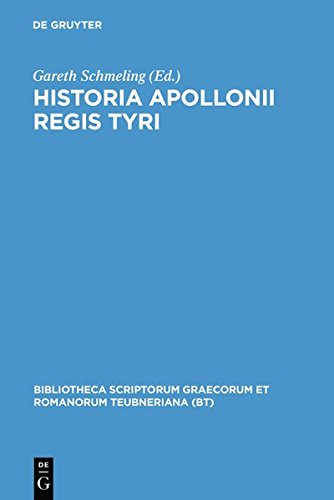 Historia Apollonii Regis Tyri [Hardcover]