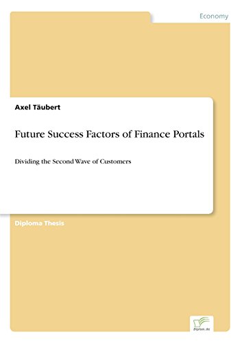 Future Success Factors of Finance Portals [Paperback]