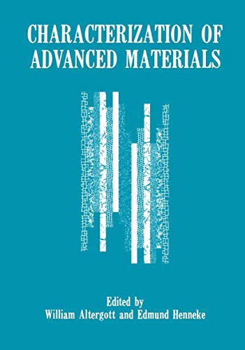 Characterization of Advanced Materials [Paperback]