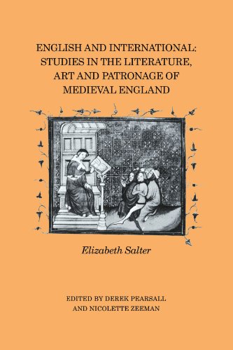 English and International Studies in the Literature, Art and Patronage of Medie [Paperback]