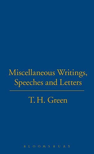 T.H.Green. Miscellaneous Writings, [Hardcover]