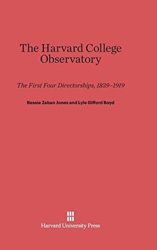 Harvard College Observatory  The First Four Directorships [Hardcover]