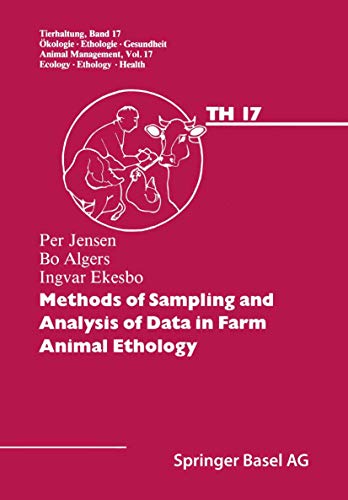 Methods of Sampling and Analysis of Data in Farm Animal Ethology [Paperback]