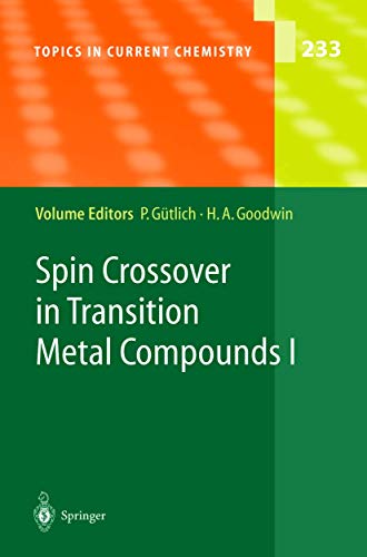 Spin Crossover in Transition Metal Compounds I [Hardcover]