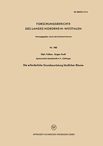 Die erforderliche Grundausrstung lndlicher Rume [Paperback]