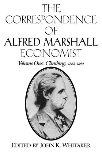 The Correspondence of Alfred Marshall, Economist [Paperback]