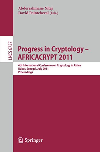 Progress in Cryptology -- AFRICACRYPT 2011 4th International Conference on Cryp [Paperback]