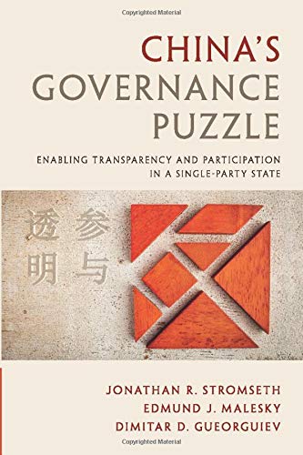 China's Governance Puzzle Enabling Transparency and Participation in a Single-P [Paperback]