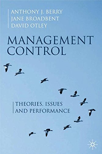 Management Control Theories, Issues and Performance [Paperback]