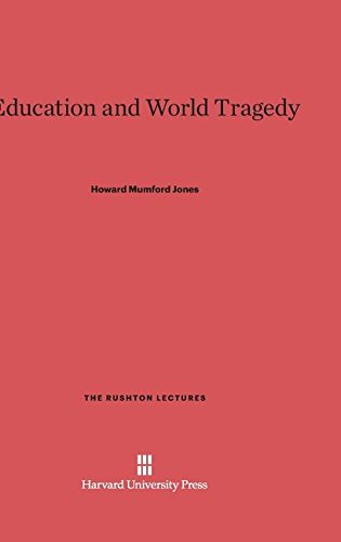 Education and World Tragedy [Hardcover]