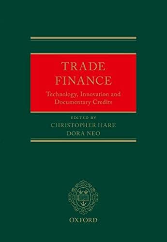 Trade Finance Technology, Innovation and Documentary Credits [Hardcover]