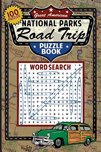 Great American National Parks Road Trip Puzzle Book [Paperback]