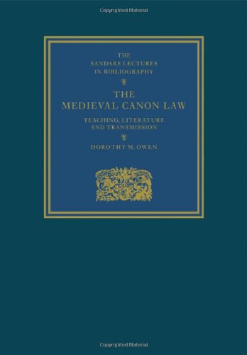 The Medieval Canon La Teaching, Literature and Transmission [Paperback]