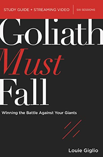 Goliath Must Fall Bible Study Guide plus Stre