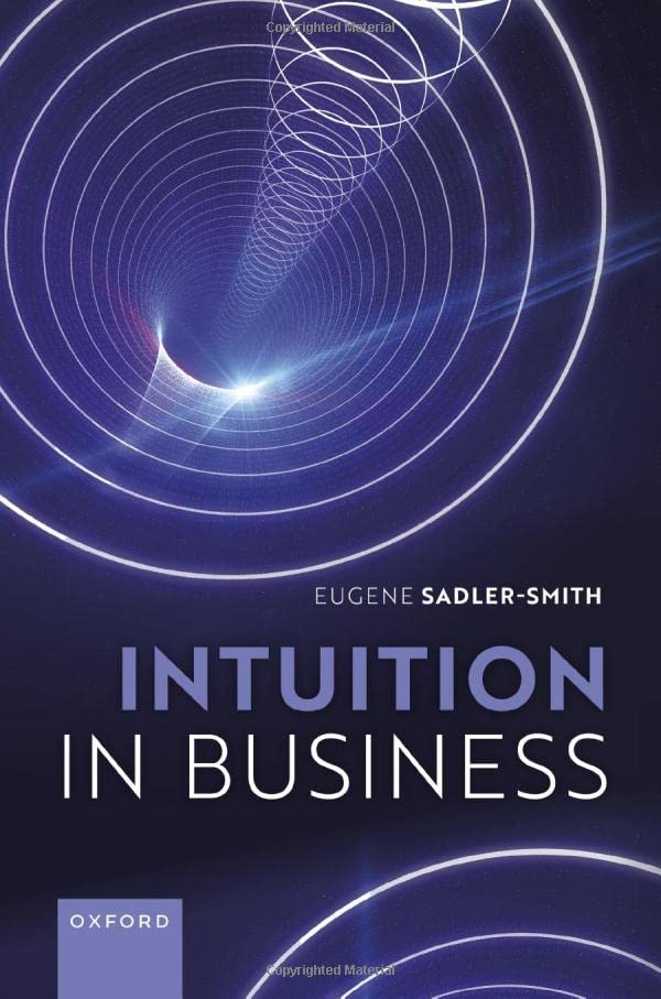 Intuition in Business [Hardcover]