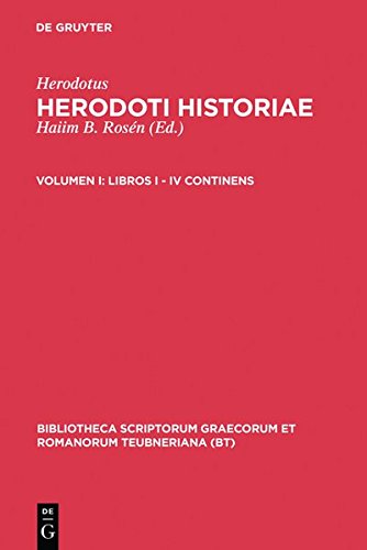 Historiae, vol. I Libri I-IV [Hardcover]