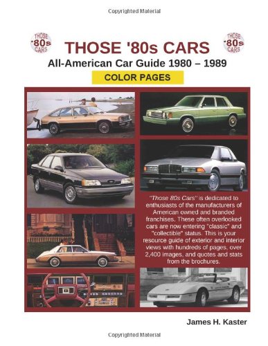 Those 80s Cars - American Catalog [Hardcover]