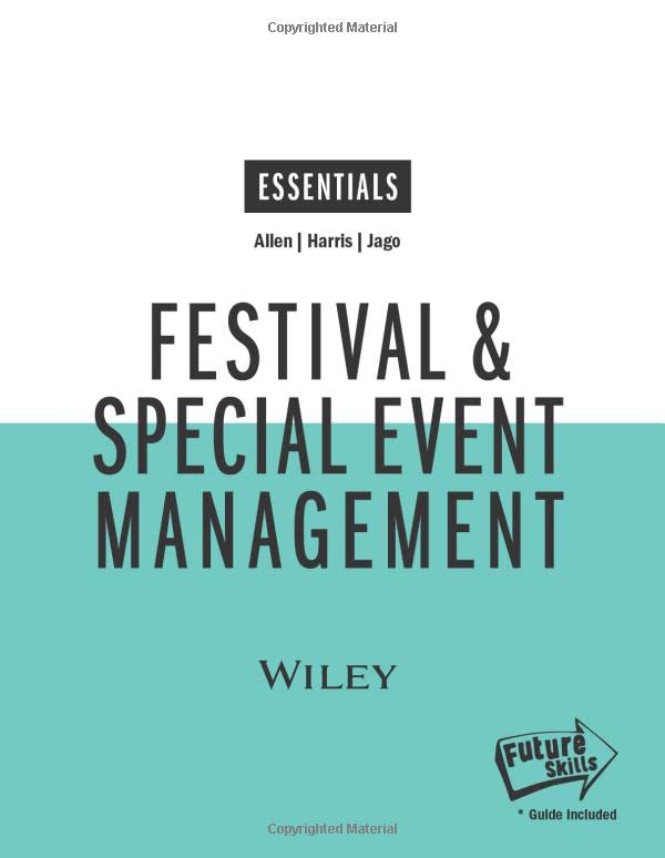 Festival and Special Event Management, Essentials Edition [Paperback]