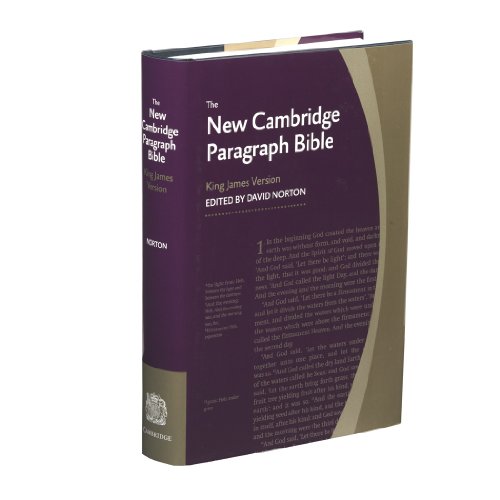 New Cambridge Paragraph Bible Kj590:T: Personal Size [Hardcover]