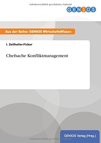 Chefsache Konfliktmanagement (german Edition) [Paperback]