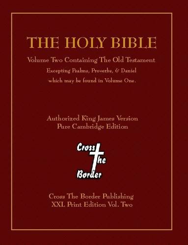 The Holy Bible Xxl Print Vol. To [Paperback]