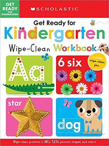 Get Ready for Kindergarten Wipe-Clean Workbook: Scholastic Early Learners (Wipe  [Paperback]