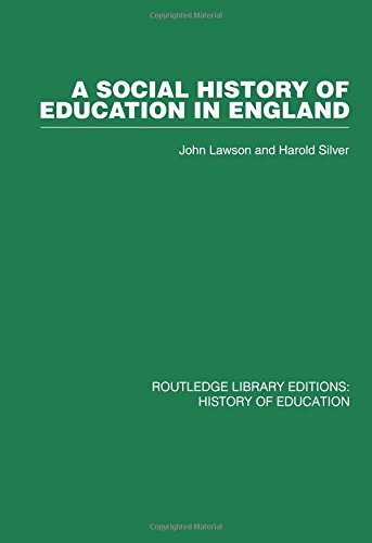 A Social History of Education in England [Paperback]