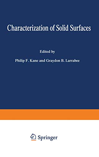 Characterization of Solid Surfaces [Paperback]