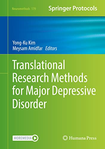 Translational Research Methods for Major Depressive Disorder [Hardcover]