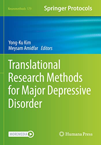 Translational Research Methods for Major Depressive Disorder [Paperback]