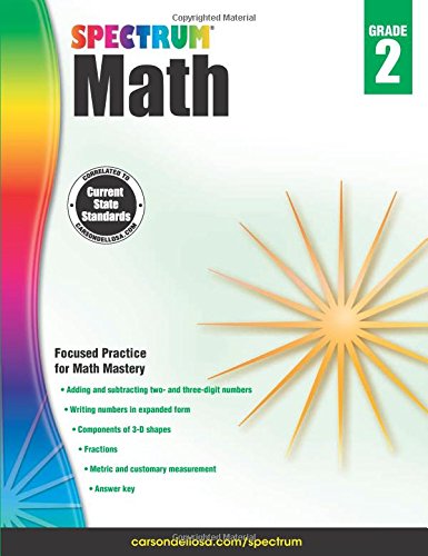 Spectrum Math Workbook, Grade 2 [Paperback]