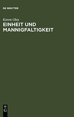 Einheit und Mannigfaltigkeit  Eine Strukturanalyse des und . Systematische Unte [Hardcover]