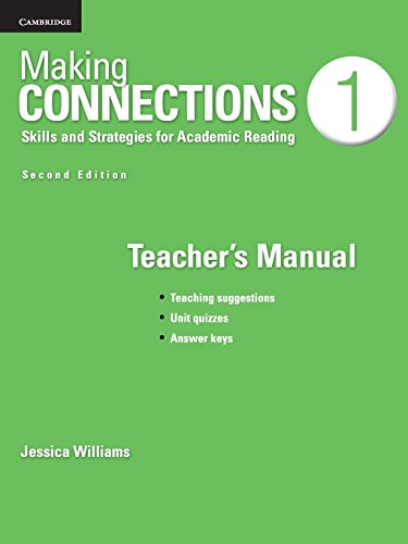 Making Connections Level 1 Teacher's Manual Skills and Strategies for Academic  [Paperback]