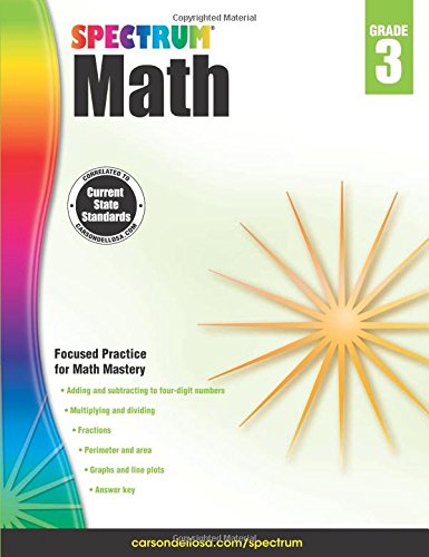 Spectrum Math Workbook, Grade 3 [Paperback]