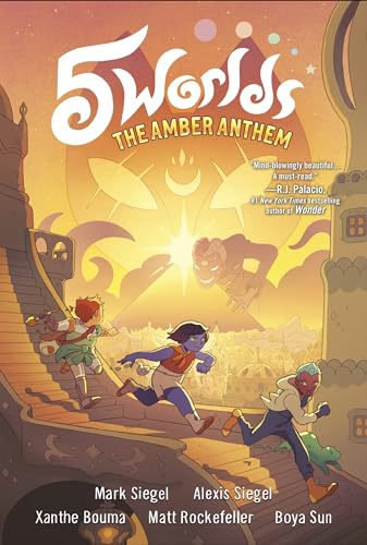 5 Worlds Book 4: The Amber Anthem: (A Graphic Novel) [Hardcover]