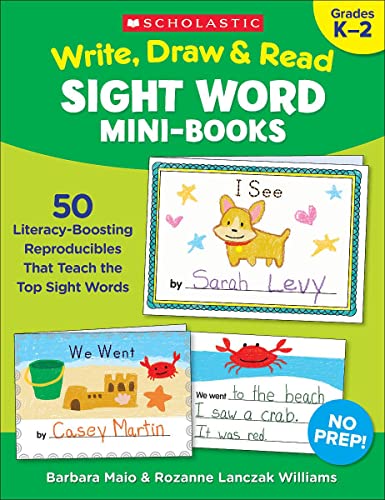 Write, Draw & Read Sight Word Mini-Books: 50