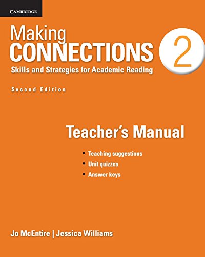 Making Connections Level 2 Teacher's Manual Skills and Strategies for Academic  [Paperback]