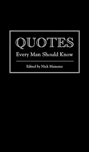 Quotes Every Man Should Know [Hardcover]