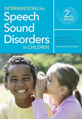 Interventions for Speech Sound Disorders in Children [Paperback]