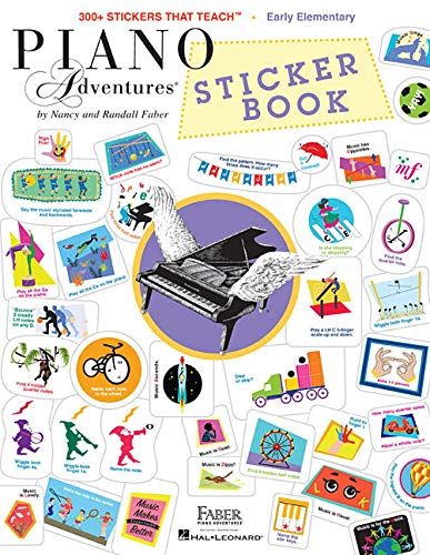 Piano Adventures Sticker Book [Paperback]