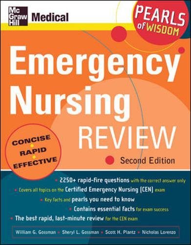 Emergency Nursing Revie Pearls of Wisdom, Second Edition [Paperback]